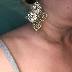 Jewelry - Gold plated flower earrings Jewelry - Gold plated flower earrings